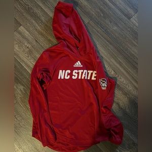 NC State Long Sleeve Hooded Shirt